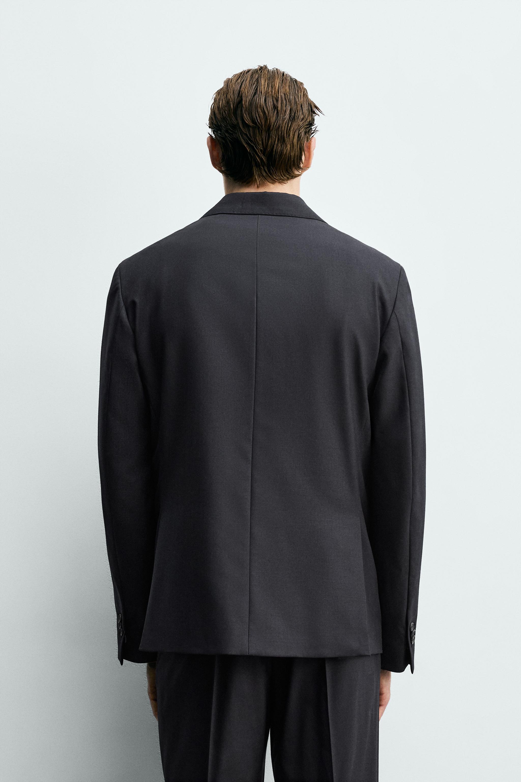 100% WOOL SUIT BLAZER